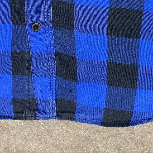 Vintage No Fear Embroidered Button Up Flannel Y2K - Picture 10 of 11